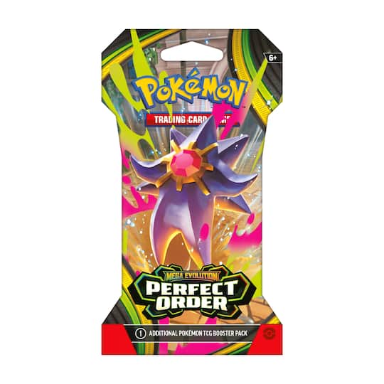 Assorted Pokmon Mega Evolution Perfect Order Series 3 Sleeved Booster Pack, 1pc. | Michaels Assorted Pokmon Mega Evolution Perfect Order Series 3 Sleeved Booster Pack, 1pc. | Michaels